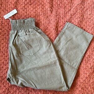 Emme Mama | linen Maternity pants | 2XL